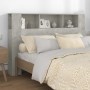 Mueble cabecero gris hormigón 160x18,5x104,5 cm de vidaXL, Cabeceros y pies de cama - Ref: Foro24-811938, Precio: 75,18 €, De...