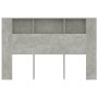 Betongraues Kopfteilmöbel 160x18,5x104,5 cm von vidaXL, Kopf- und Fußteile - Ref: Foro24-811938, Preis: 75,18 €, Rabatt: %