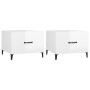 Coffee table metal legs 2 pcs glossy white 50x50x40 cm by vidaXL, Coffee table - Ref: Foro24-812739, Price: 61,53 €, Discount: %