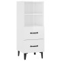 Glossy white plywood sideboard 34.5x34x90 cm by vidaXL, Sideboards - Ref: Foro24-812372, Price: 62,98 €, Discount: %