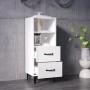 Glossy white plywood sideboard 34.5x34x90 cm by vidaXL, Sideboards - Ref: Foro24-812372, Price: 62,98 €, Discount: %