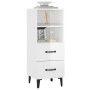 Glossy white plywood sideboard 34.5x34x90 cm by vidaXL, Sideboards - Ref: Foro24-812372, Price: 62,98 €, Discount: %