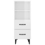 Glossy white plywood sideboard 34.5x34x90 cm by vidaXL, Sideboards - Ref: Foro24-812372, Price: 62,98 €, Discount: %