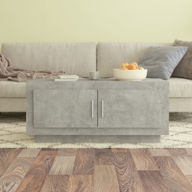 Concrete gray plywood coffee table 102x50x45 cm by vidaXL, Coffee table - Ref: Foro24-811812, Price: 85,46 €, Discount: %