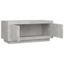 Mesa de centro madera contrachapada gris hormigón 102x50x45 cm de vidaXL, Mesas de centro - Ref: Foro24-811812, Precio: 88,96...