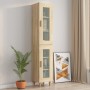 Sonoma oak wall hanging cabinet 34.5x34x90 cm by vidaXL, Sideboards - Ref: Foro24-812450, Price: 64,37 €, Discount: %