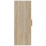 Sonoma oak wall hanging cabinet 34.5x34x90 cm by vidaXL, Sideboards - Ref: Foro24-812450, Price: 64,37 €, Discount: %