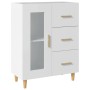 Aparador de madera de ingeniería blanco 69,5x34x90 cm de vidaXL, Aparadores - Ref: Foro24-812204, Precio: 90,77 €, Descuento: %