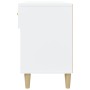 Mueble zapatero de madera contrachapada blanco 102x35x55 cm de vidaXL, Zapateros y organizadores de calzado - Ref: Foro24-812...