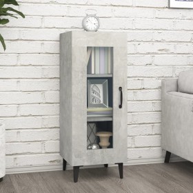 Gray concrete plywood sideboard 34.5x34x90 cm by vidaXL, Sideboards - Ref: Foro24-812406, Price: 58,96 €, Discount: %