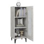 Gray concrete plywood sideboard 34.5x34x90 cm by vidaXL, Sideboards - Ref: Foro24-812406, Price: 58,99 €, Discount: %