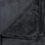 Black polyester blanket 130x170 cm by vidaXL, Blankets - Ref: Foro24-136260, Price: 22,39 €, Discount: %