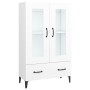 Aparador de madera contrachapada blanco 70x31x115 cm de vidaXL, Aparadores - Ref: Foro24-812555, Precio: 96,99 €, Descuento: %