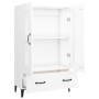 Aparador de madera contrachapada blanco 70x31x115 cm de vidaXL, Aparadores - Ref: Foro24-812555, Precio: 96,99 €, Descuento: %