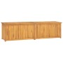 Baúl de jardín madera maciza de teca 200x50x55 cm de vidaXL, Cajas de almacenaje para exteriores - Ref: Foro24-318735, Precio...