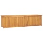 Baúl de jardín madera maciza de teca 200x50x55 cm de vidaXL, Cajas de almacenaje para exteriores - Ref: Foro24-318735, Precio...