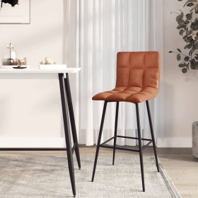 Light Brown Faux Leather Kitchen Stool by vidaXL, Kitchen stools - Ref: Foro24-338642, Price: 70,99 €, Discount: %