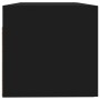 Black plywood wall-mounted cabinet 100x36.5x35 cm by vidaXL, Lockers and storage cabinets - Ref: Foro24-812943, Price: 68,37 ...