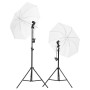 Fotostudio-Set mit Lichtset, Hintergrund und Reflektor von vidaXL, Blitze und Studiobeleuchtung - Ref: Foro24-3094635, Preis:...