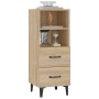 Aparador madera contrachapada color roble Sonoma 34,5x34x90 cm de vidaXL, Aparadores - Ref: Foro24-812369, Precio: 75,35 €, D...