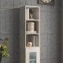 Concrete gray engineered wood wall cabinet 34.5x32.5x90cm by vidaXL, Shelves and shelves - Ref: Foro24-812487, Price: 51,81 €...