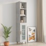 Concrete gray engineered wood wall cabinet 34.5x32.5x90cm by vidaXL, Shelves and shelves - Ref: Foro24-812487, Price: 51,81 €...