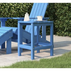 Adirondack garden table HDPE aqua blue 38x38x46 cm by vidaXL, Garden tables - Ref: Foro24-318644, Price: 61,27 €, Discount: %