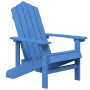 Silla de jardín Adirondack HDPE azul agua de vidaXL, Sillas de jardín - Ref: Foro24-318640, Precio: 150,20 €, Descuento: %