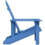 Silla de jardín Adirondack HDPE azul agua de vidaXL, Sillas de jardín - Ref: Foro24-318640, Precio: 150,20 €, Descuento: %