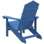 Silla de jardín Adirondack HDPE azul agua de vidaXL, Sillas de jardín - Ref: Foro24-318640, Precio: 150,20 €, Descuento: %