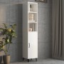 Glossy white plywood wall cabinet 34.5x32.5x90cm by vidaXL, Shelves and shelves - Ref: Foro24-812489, Price: 41,44 €, Discoun...