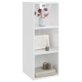 Glossy white plywood wall cabinet 34.5x32.5x90cm by vidaXL, Shelves and shelves - Ref: Foro24-812489, Price: 41,44 €, Discoun...