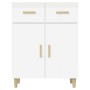 Hochglanzweißes Sperrholz-Sideboard 69,5 x 34 x 89 cm von vidaXL, Sideboards - Ref: Foro24-812192, Preis: 76,69 €, Rabatt: %