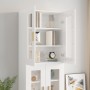 Armario de pared colgante blanco brillante 69,5x34x90 cm de vidaXL, Aparadores - Ref: Foro24-812282, Precio: 59,30 €, Descuen...