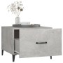 Center table with metal legs 2 units gray concrete 50x50x40 cm by vidaXL, Coffee table - Ref: Foro24-812735, Price: 61,96 €, ...