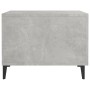 Center table with metal legs 2 units gray concrete 50x50x40 cm by vidaXL, Coffee table - Ref: Foro24-812735, Price: 61,96 €, ...