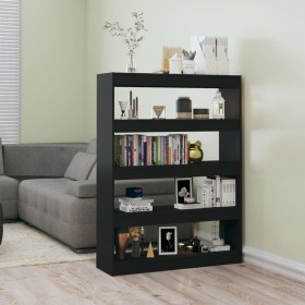 Estantería/divisor de espacios negro 100x30x135 cm de vidaXL, Librerías y estanterías - Ref: Foro24-811755, Precio: 68,61 €, ...