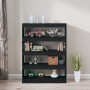 Bücherregal/Raumteiler schwarz 100x30x135 cm von vidaXL, Bücherregale und Regale - Ref: Foro24-811755, Preis: 68,61 €, Rabatt: %