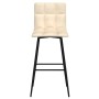 Cream Velvet Kitchen Stool by vidaXL, Kitchen stools - Ref: Foro24-338633, Price: 66,31 €, Discount: %