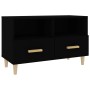 Mueble para TV madera contrachapada negro 80x36x50 cm de vidaXL, Muebles TV - Ref: Foro24-812583, Precio: 63,33 €, Descuento: %