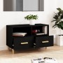 Mueble para TV madera contrachapada negro 80x36x50 cm de vidaXL, Muebles TV - Ref: Foro24-812583, Precio: 63,33 €, Descuento: %