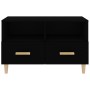 Mueble para TV madera contrachapada negro 80x36x50 cm de vidaXL, Muebles TV - Ref: Foro24-812583, Precio: 63,33 €, Descuento: %