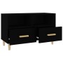 Mueble para TV madera contrachapada negro 80x36x50 cm de vidaXL, Muebles TV - Ref: Foro24-812583, Precio: 63,33 €, Descuento: %