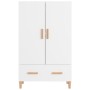 Aparador de madera contrachapada blanco brillante 70x31x115cm de vidaXL, Aparadores - Ref: Foro24-812534, Precio: 96,63 €, De...