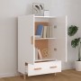 Aparador de madera contrachapada blanco brillante 70x31x115cm de vidaXL, Aparadores - Ref: Foro24-812534, Precio: 96,63 €, De...