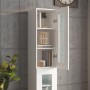 Weißer Wandschrank aus Holzwerkstoff, 34,5 x 34 x 90 cm von vidaXL, Sideboards - Ref: Foro24-812456, Preis: 55,35 €, Rabatt: %