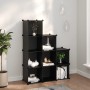 Cube shelving with 9 compartments black PP by vidaXL, Shoe racks and shoe organizers - Ref: Foro24-340547, Price: 36,59 €, Di...