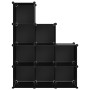 Cube shelving with 9 compartments black PP by vidaXL, Shoe racks and shoe organizers - Ref: Foro24-340547, Price: 36,59 €, Di...