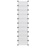 Transparent PP shoe rack 44x32x174 cm by vidaXL, Shoe racks and shoe organizers - Ref: Foro24-340561, Price: 51,79 €, Discoun...