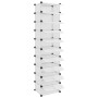 Transparent PP shoe rack 44x32x174 cm by vidaXL, Shoe racks and shoe organizers - Ref: Foro24-340561, Price: 51,79 €, Discoun...